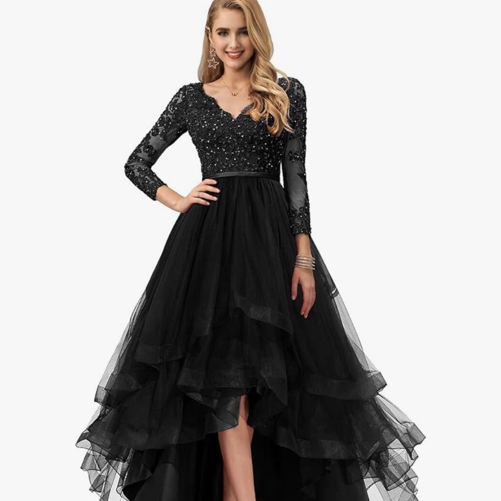 Elegant Black Evening Gown